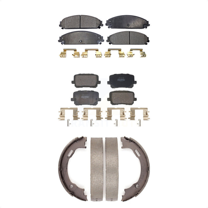 Transit Auto KFN-100837 Disc Brake Pad for 2014-2018 Dodge Charger - Front and Rear
