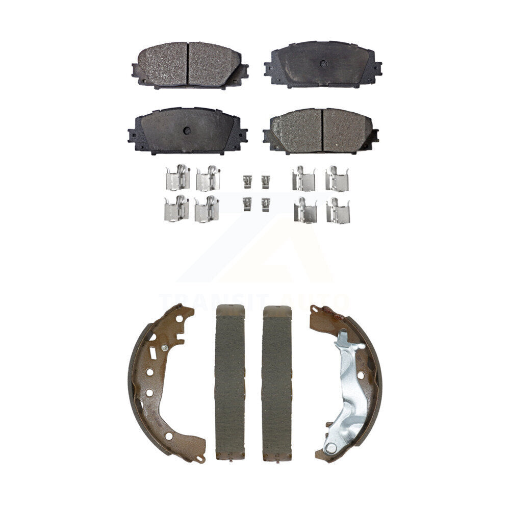 Transit Auto KFN-100838 Disc Brake Pad for 2014-2018 Toyota Yaris - Front and Rear