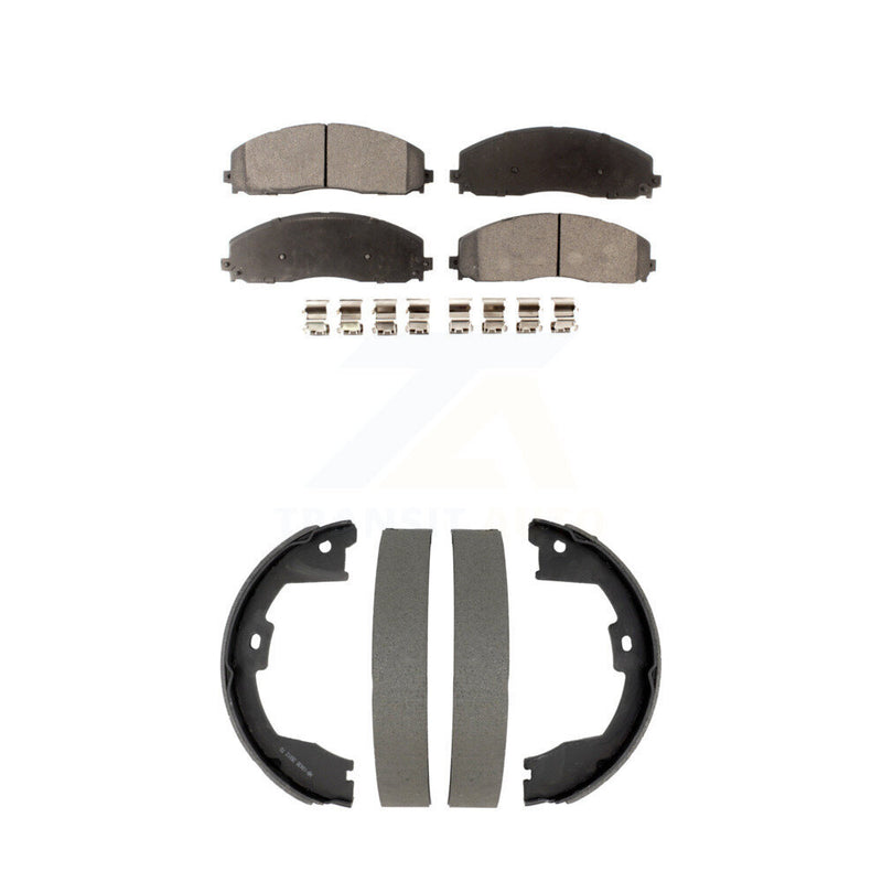 Transit Auto KFN-100841 Disc Brake Pad for 2013-2022 Ford F-250 Super Duty, Ford F-350 Super Duty, Ford F-450 Super Duty - Front and Rear