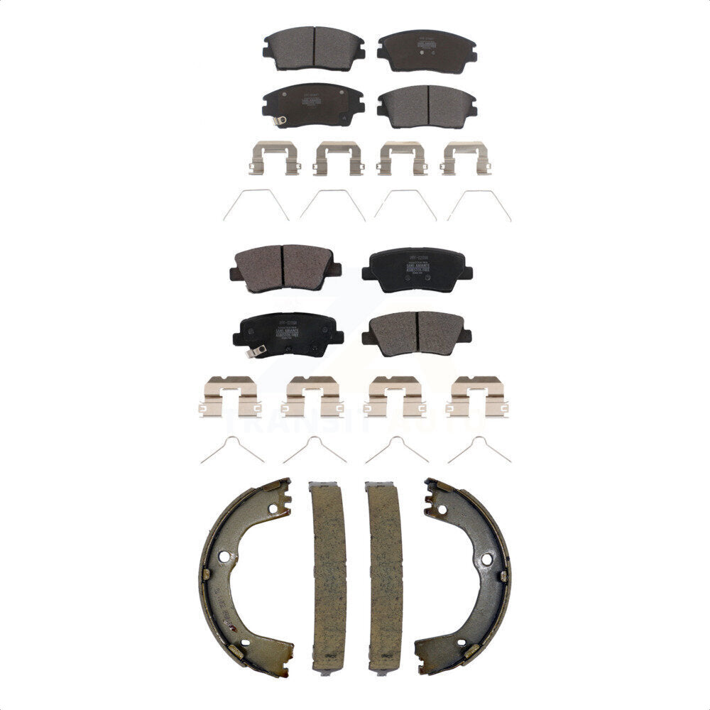 Transit Auto KFN-100845 Disc Brake Pad for 2017-2022 Hyundai Tucson, Kia Sportage - Front and Rear