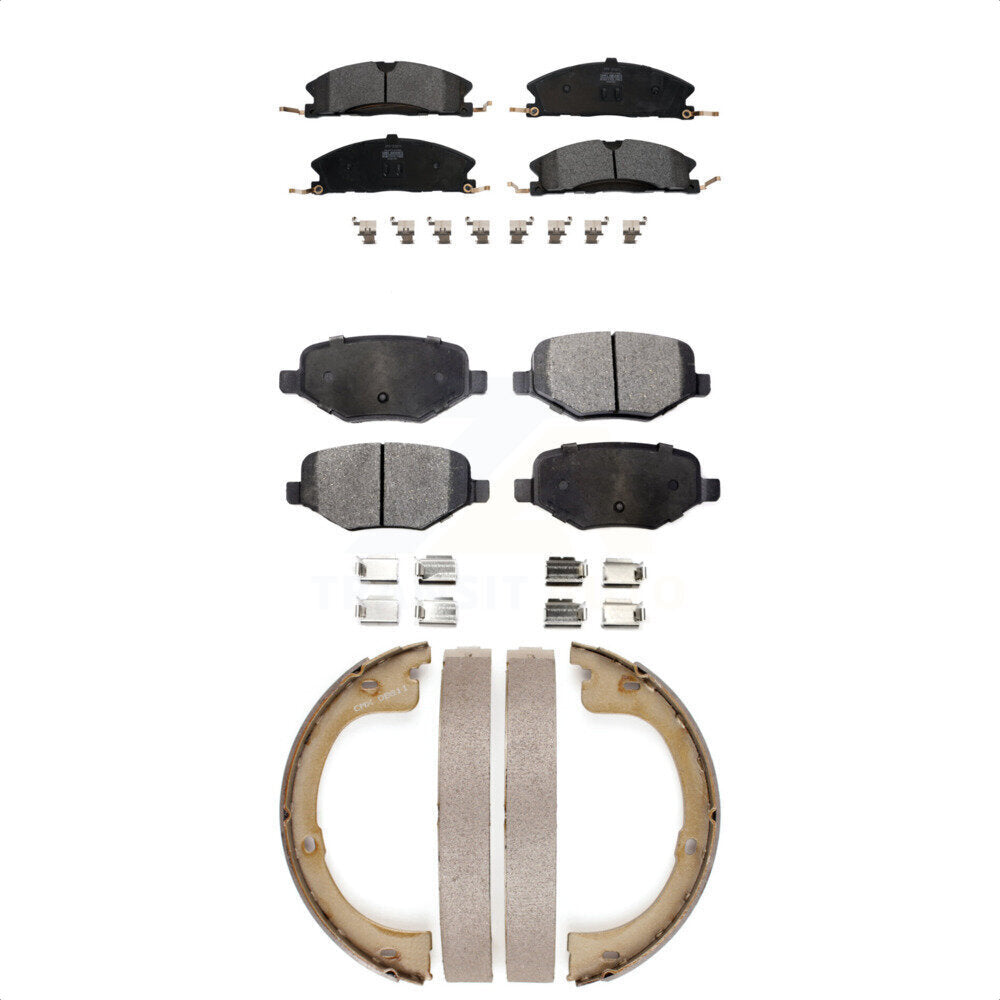 Transit Auto KFN-100846 Disc Brake Pad for 2017-2019 Lincoln MKT - Front and Rear