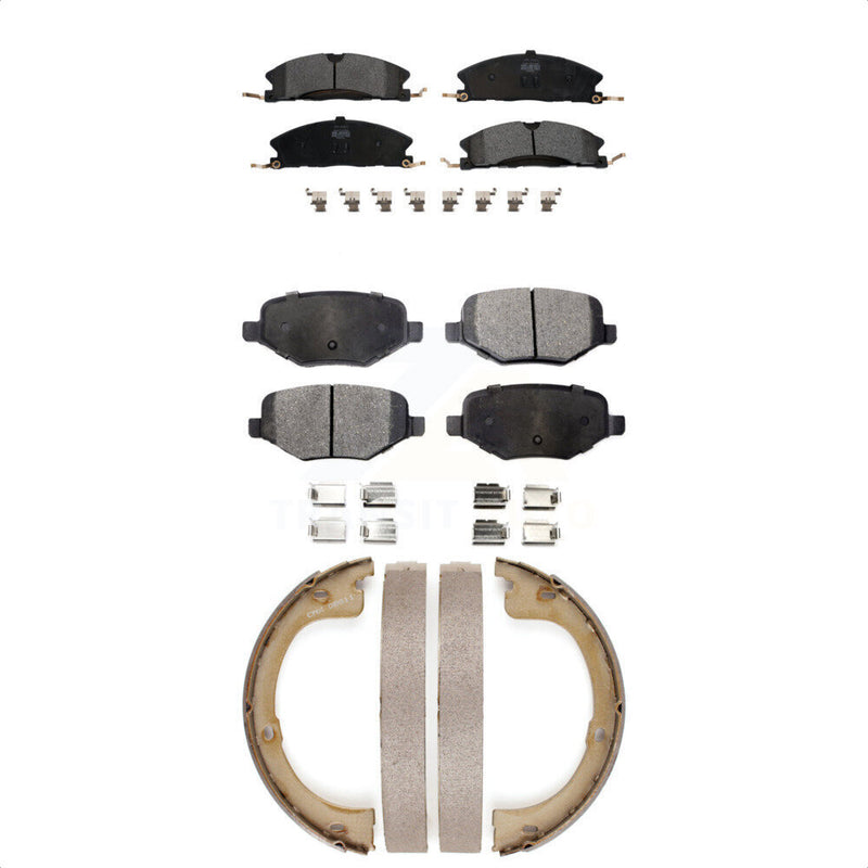 Transit Auto KFN-100846 Disc Brake Pad for 2017-2019 Lincoln MKT - Front and Rear