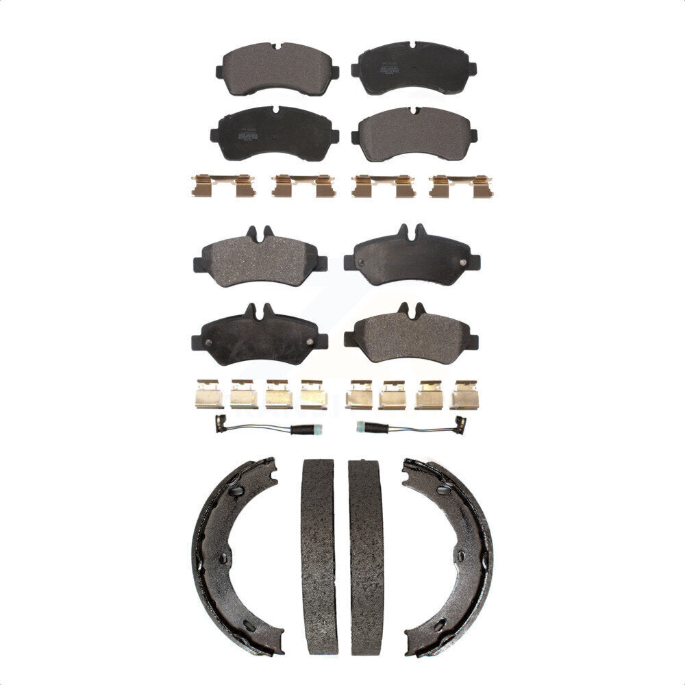 Transit Auto KFN-100848 Disc Brake Pad for 2007-2014 Freightliner Sprinter 3500, Dodge Sprinter 3500 - Front and Rear