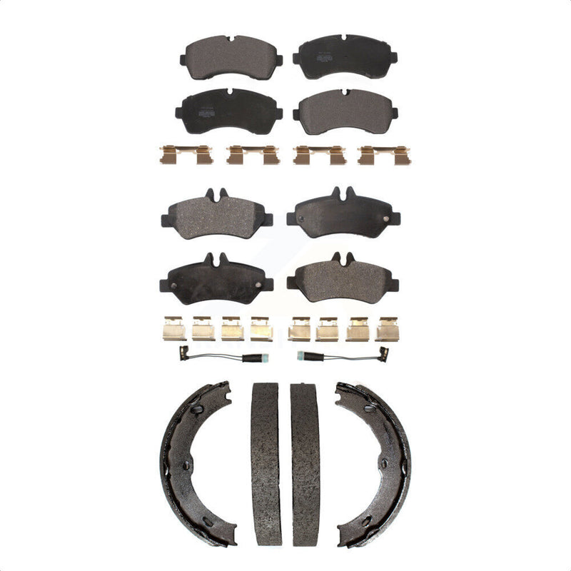 Transit Auto KFN-100848 Disc Brake Pad for 2007-2014 Freightliner Sprinter 3500, Dodge Sprinter 3500 - Front and Rear