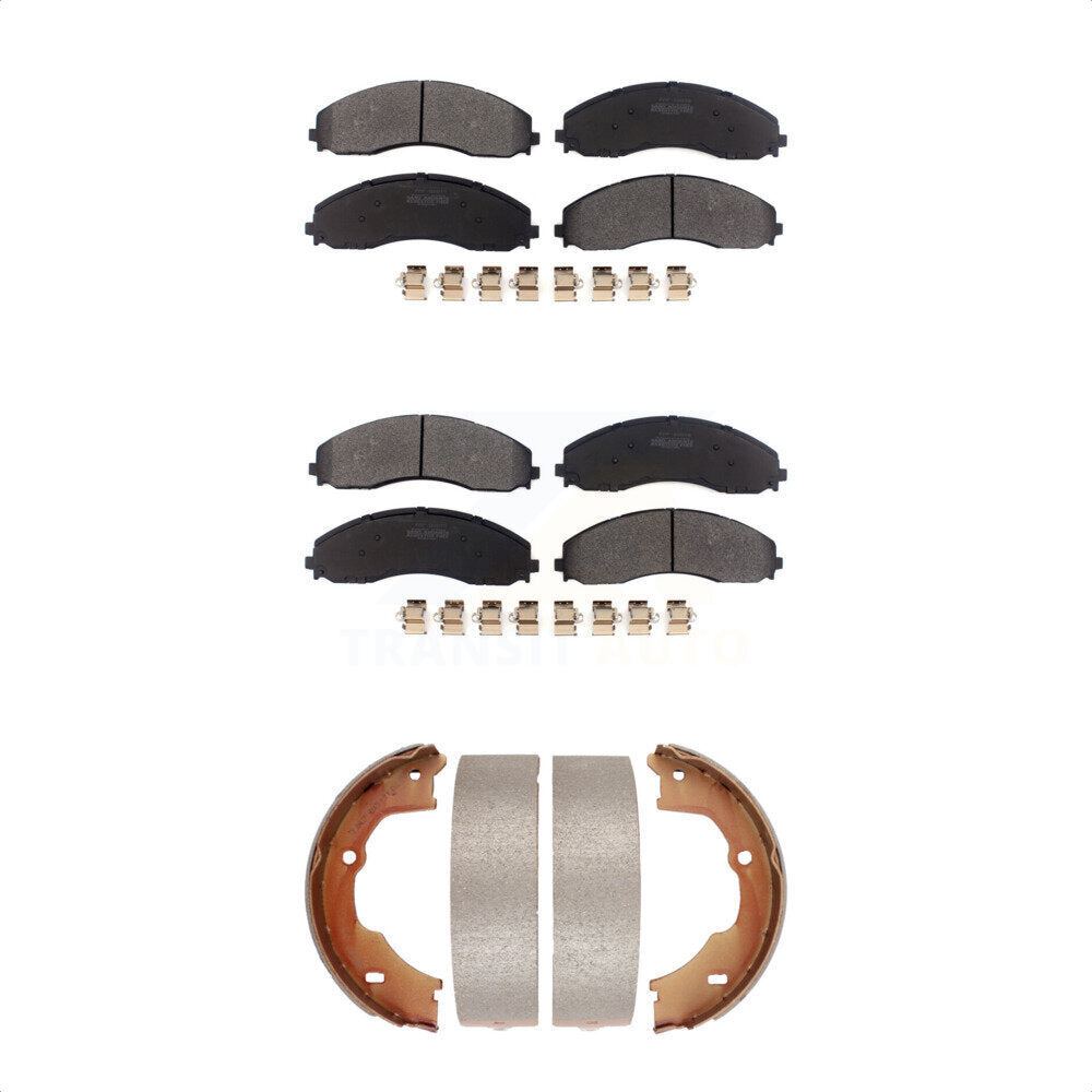 Transit Auto KFN-100850 Disc Brake Pad for 2017-2022 Ford F-600 Super Duty, Ford F-450 Super Duty, Ford F-550 Super Duty - Front and Rear