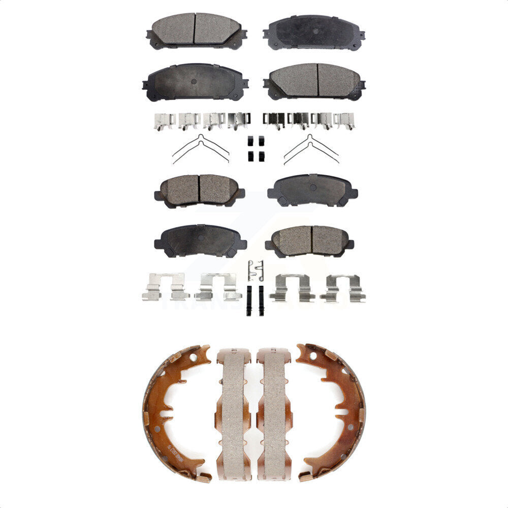 Transit Auto KFN-100851 Disc Brake Pad for 2008-2013 Toyota Highlander - Front and Rear