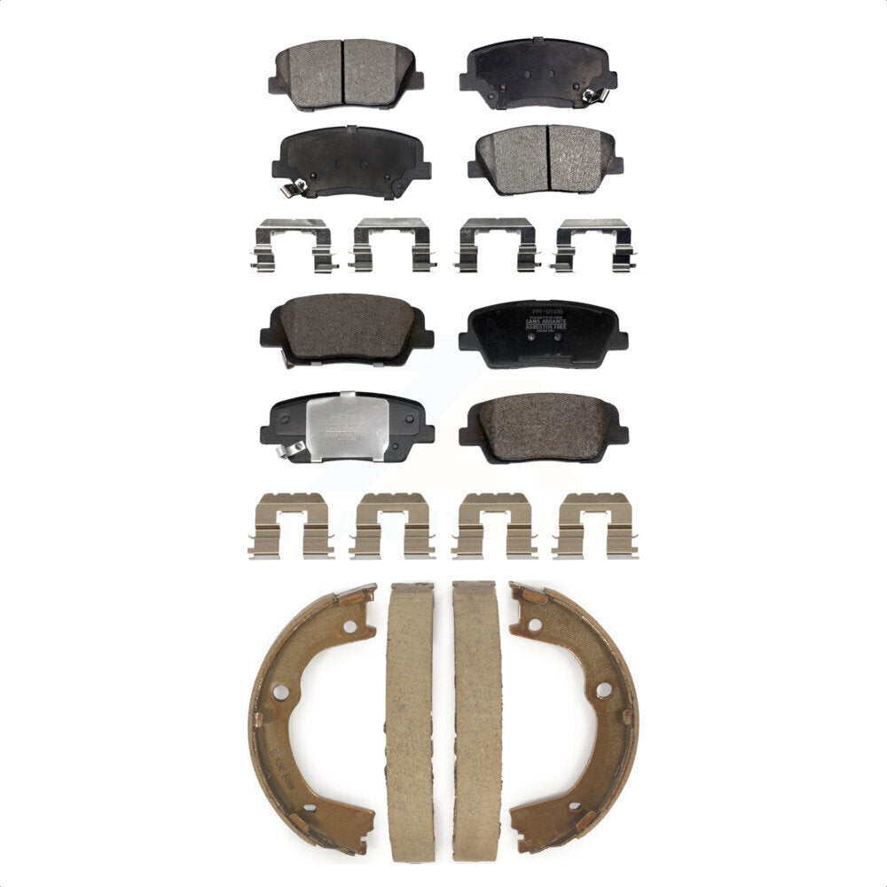 Transit Auto KFN-100852 Disc Brake Pad for 2010-2013 Kia Sorento, Hyundai Santa Fe - Front and Rear
