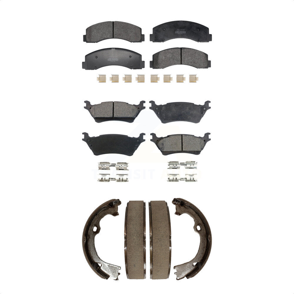Transit Auto KFN-100853 Disc Brake Pad for 2018-2020 Ford F-150 - Front and Rear