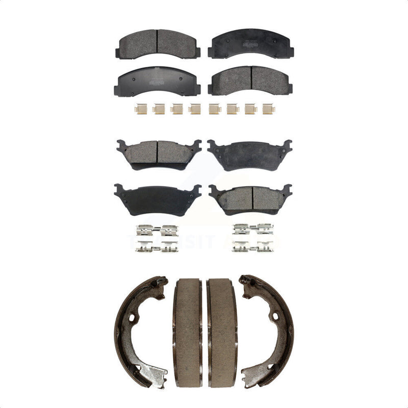 Transit Auto KFN-100853 Disc Brake Pad for 2018-2020 Ford F-150 - Front and Rear