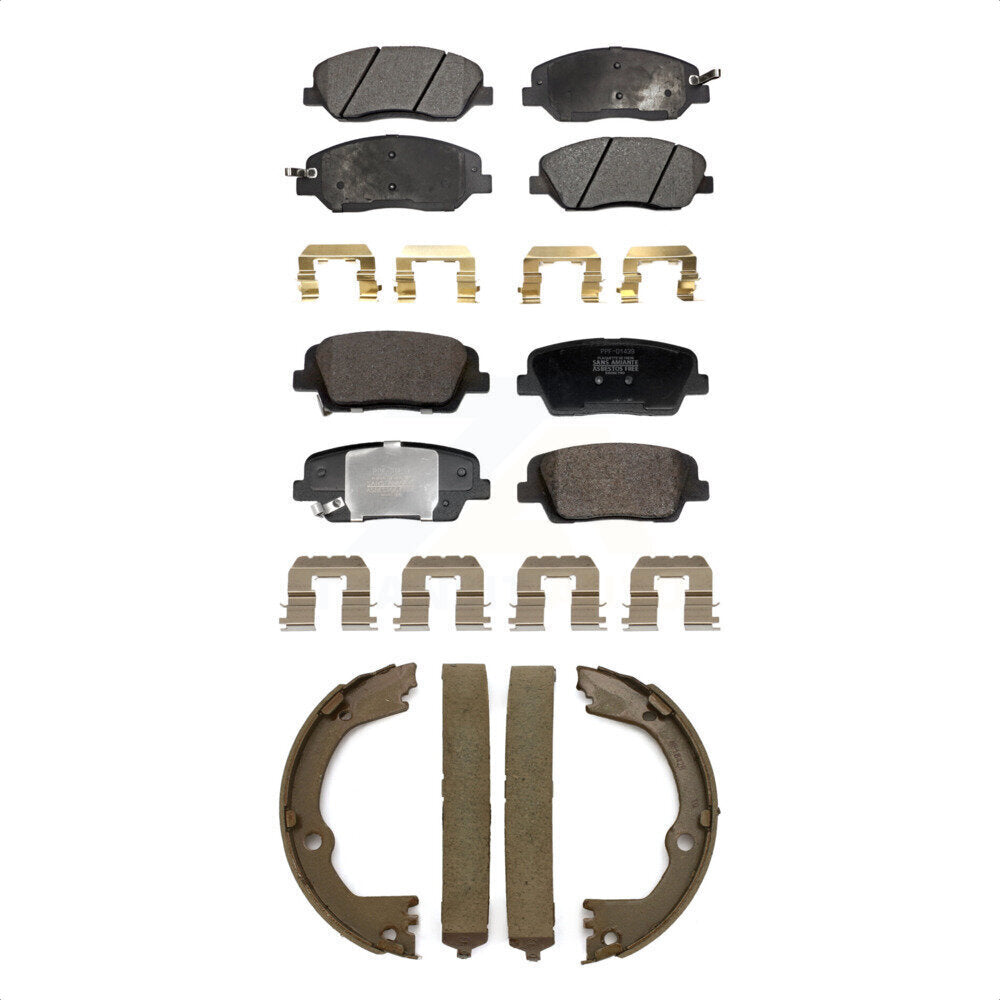 Transit Auto KFN-100855 Disc Brake Pad for 2013-2016 Hyundai Santa Fe XL, Hyundai Santa Fe - Front and Rear