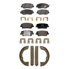 Transit Auto KFN-100855 Disc Brake Pad for 2013-2016 Hyundai Santa Fe XL, Hyundai Santa Fe - Front and Rear
