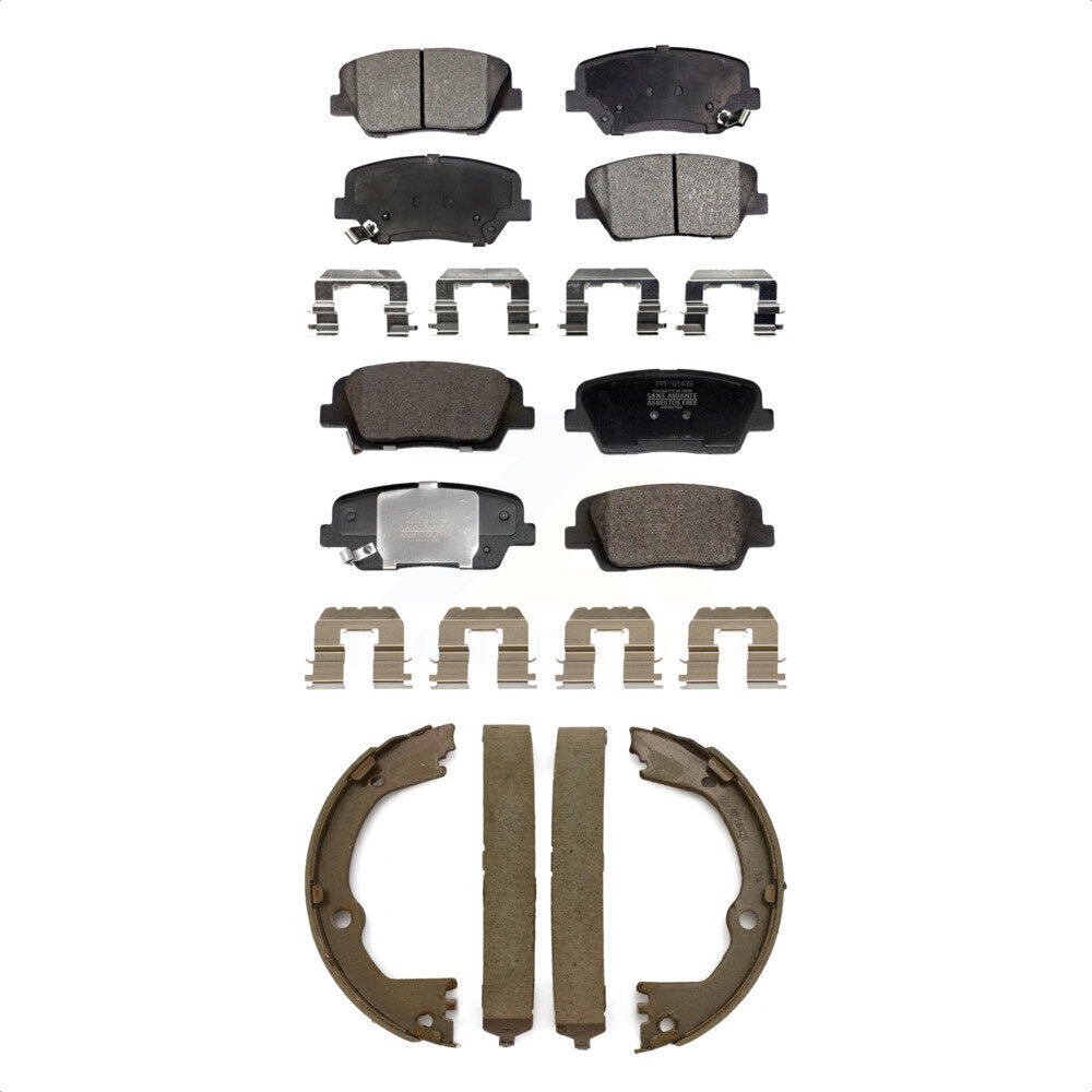 Transit Auto KFN-100856 Disc Brake Pad for 2013-2016 Kia Sorento, Hyundai Santa Fe Sport - Front and Rear