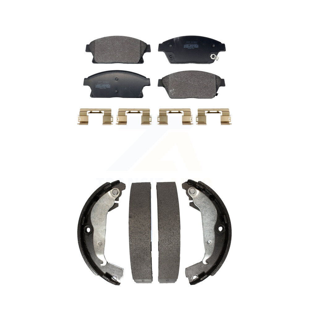 Transit Auto KFN-100861 Disc Brake Pad for 2014-2015 Chevrolet Cruze - Front and Rear