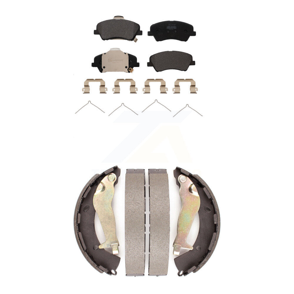 Transit Auto KFN-100863 Disc Brake Pad for 2018-2023 Kia Rio, Hyundai Accent - Front and Rear