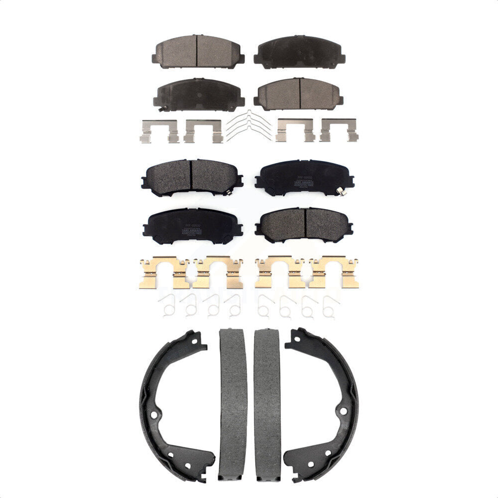 Transit Auto KFN-100864 Disc Brake Pad for 2017-2023 Nissan TITAN - Front and Rear