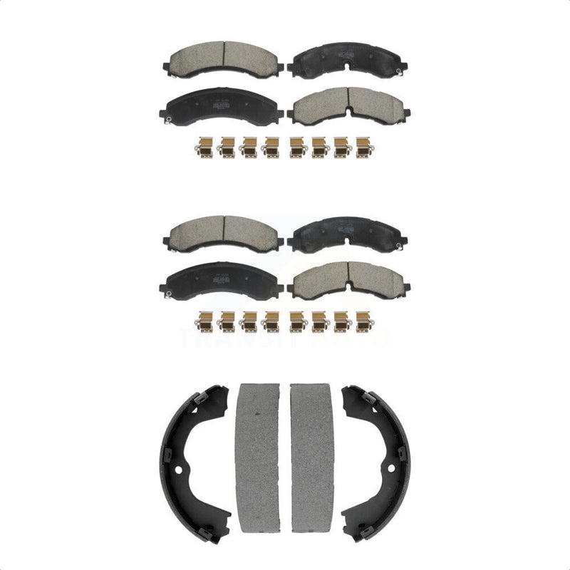Transit Auto KFN-100865 Disc Brake Pad for 2020-2024 Chevrolet Silverado 3500 HD, Chevrolet Silverado 2500 HD and More - Front and Rear