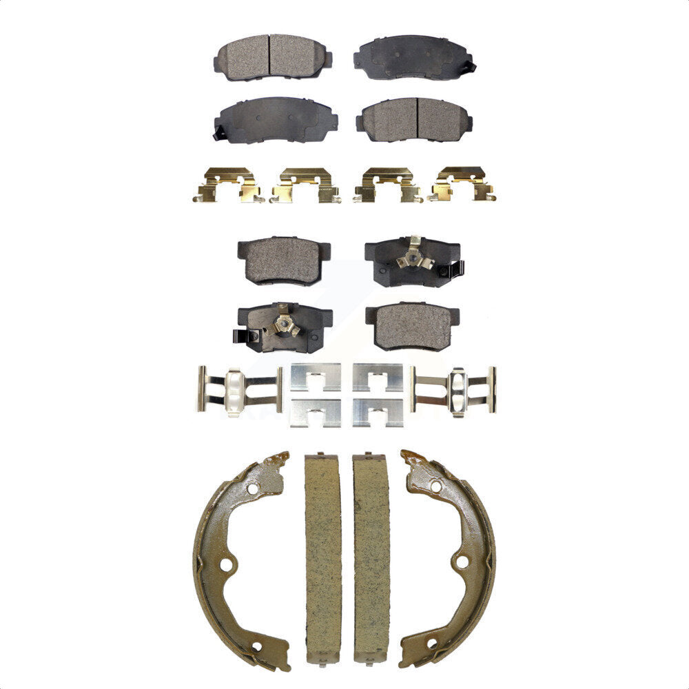 Transit Auto KFN-100869 Disc Brake Pad for 2010-2012 Honda Crosstour, Honda Accord Crosstour - Front and Rear