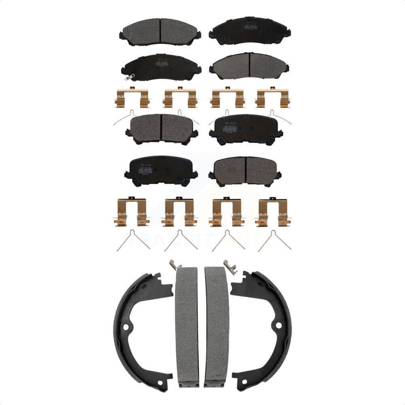 Transit Auto KFN-100873 Disc Brake Pad for 2014-2024 Honda Ridgeline, Honda Pilot, Acura MDX - Front and Rear
