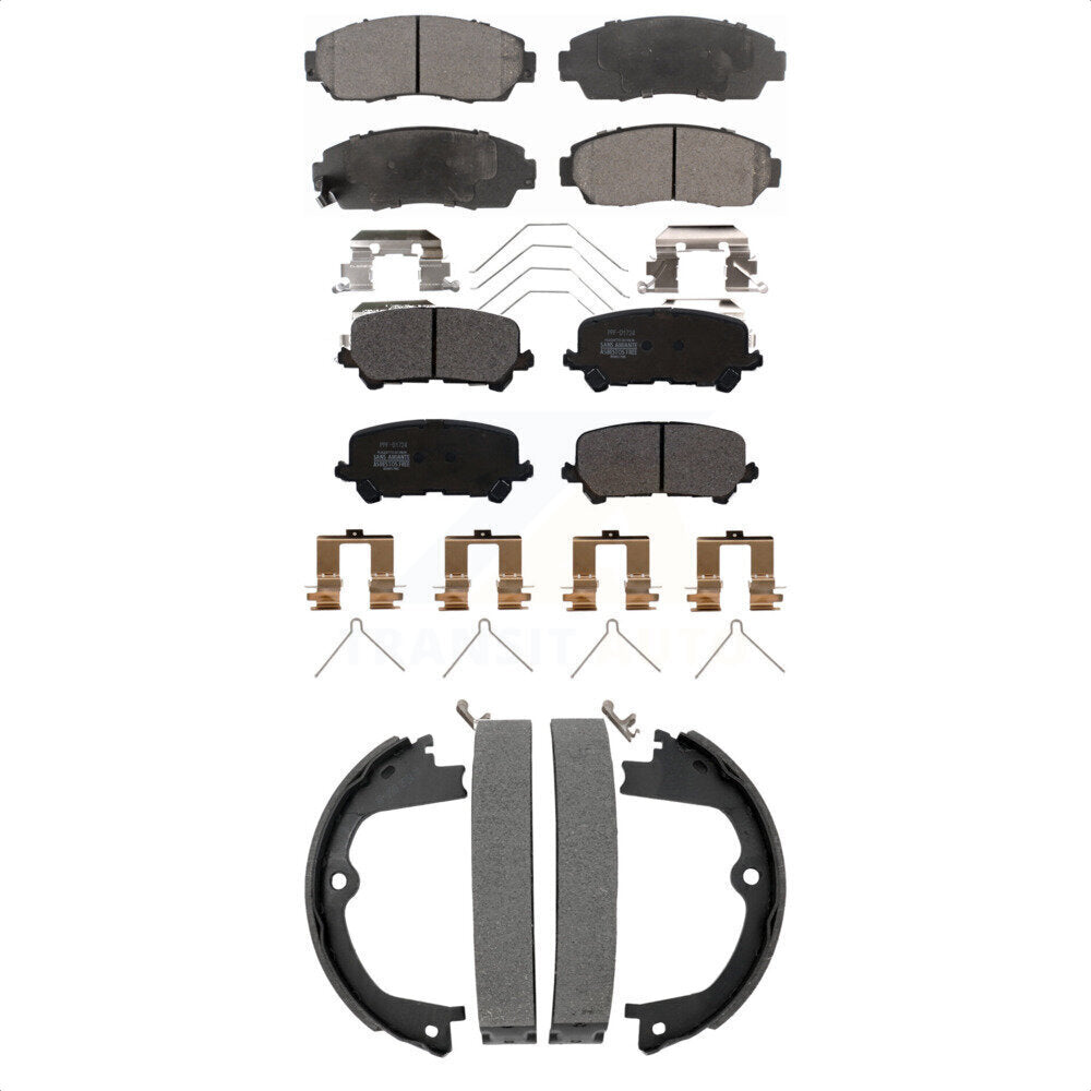 Transit Auto KFN-100874 Disc Brake Pad for 2019-2024 Honda Passport - Front and Rear
