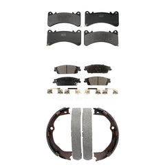 Transit Auto KFN-100875 Disc Brake Pad for 2014-2020 Chevrolet Silverado 1500 LD, GMC Sierra 1500 Limited and More - Front and Rear