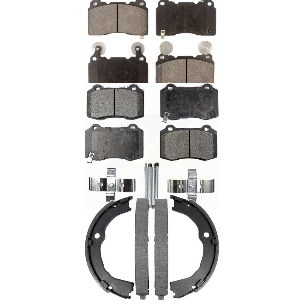 Transit Auto KFN-100876 Disc Brake Pad for 2010-2015 Chevrolet Camaro - Front and Rear