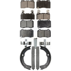 Transit Auto KFN-100876 Disc Brake Pad for 2010-2015 Chevrolet Camaro - Front and Rear