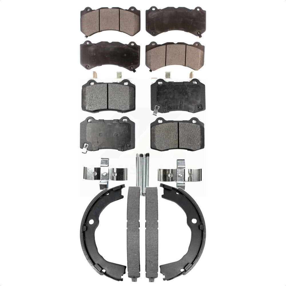 Transit Auto KFN-100878 Disc Brake Pad for 2009-2015 Cadillac CTS, Chevrolet Camaro - Front and Rear