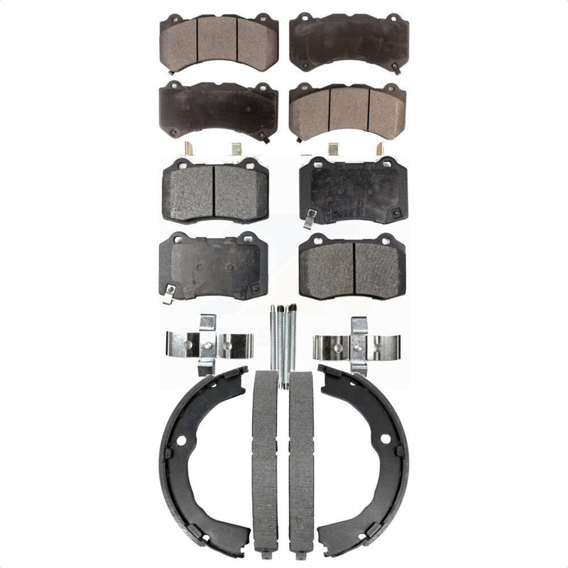 Transit Auto KFN-100878 Disc Brake Pad for 2009-2015 Cadillac CTS, Chevrolet Camaro - Front and Rear