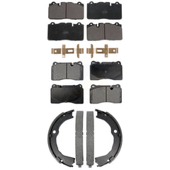 Transit Auto KFN-100879 Disc Brake Pad for 2014-2015 Chevrolet Camaro - Front and Rear