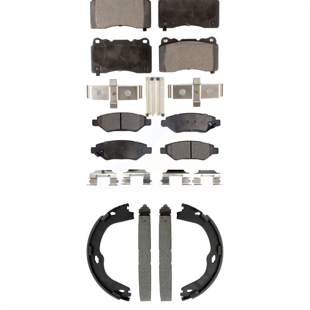 Transit Auto KFN-100882 Disc Brake Pad for 2014 Cadillac CTS - Front and Rear