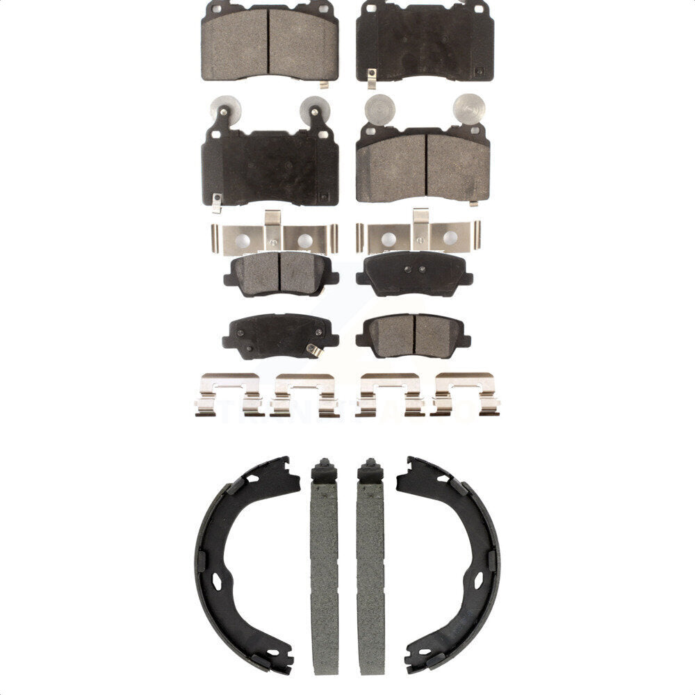 Transit Auto KFN-100884 Disc Brake Pad for 2014-2019 Cadillac CTS - Front and Rear