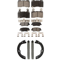 Transit Auto KFN-100884 Disc Brake Pad for 2014-2019 Cadillac CTS - Front and Rear