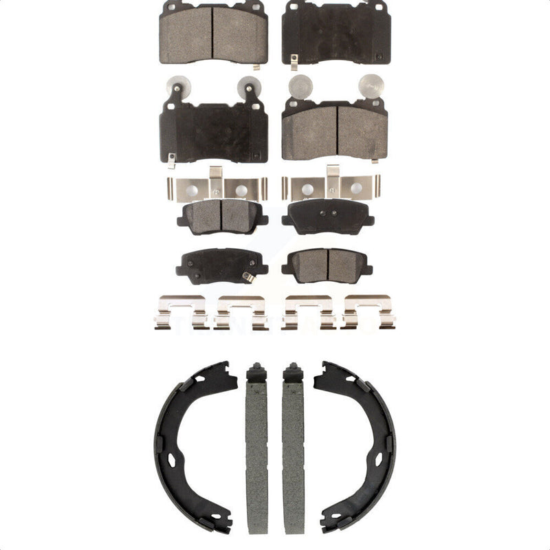 Transit Auto KFN-100884 Disc Brake Pad for 2014-2019 Cadillac CTS - Front and Rear