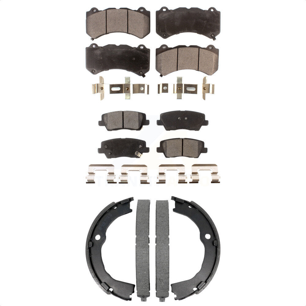 Transit Auto KFN-100885 Disc Brake Pad for 2015 Cadillac CTS - Front and Rear