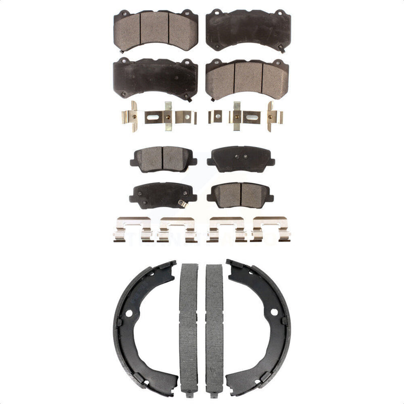 Transit Auto KFN-100885 Disc Brake Pad for 2015 Cadillac CTS - Front and Rear