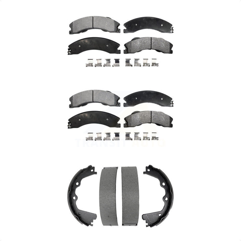 Transit Auto KFN-100887 Disc Brake Pad for 2011-2019 Chevrolet Suburban 3500 HD, Chevrolet Silverado 2500 HD and More - Front and Rear