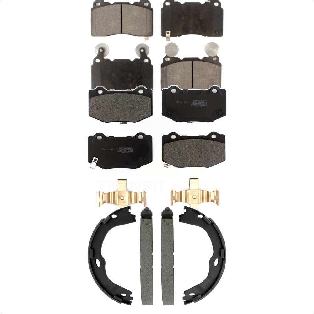 Transit Auto KFN-100889 Disc Brake Pad for 2014-2021 Chevrolet Camaro, Chevrolet Corvette - Front and Rear