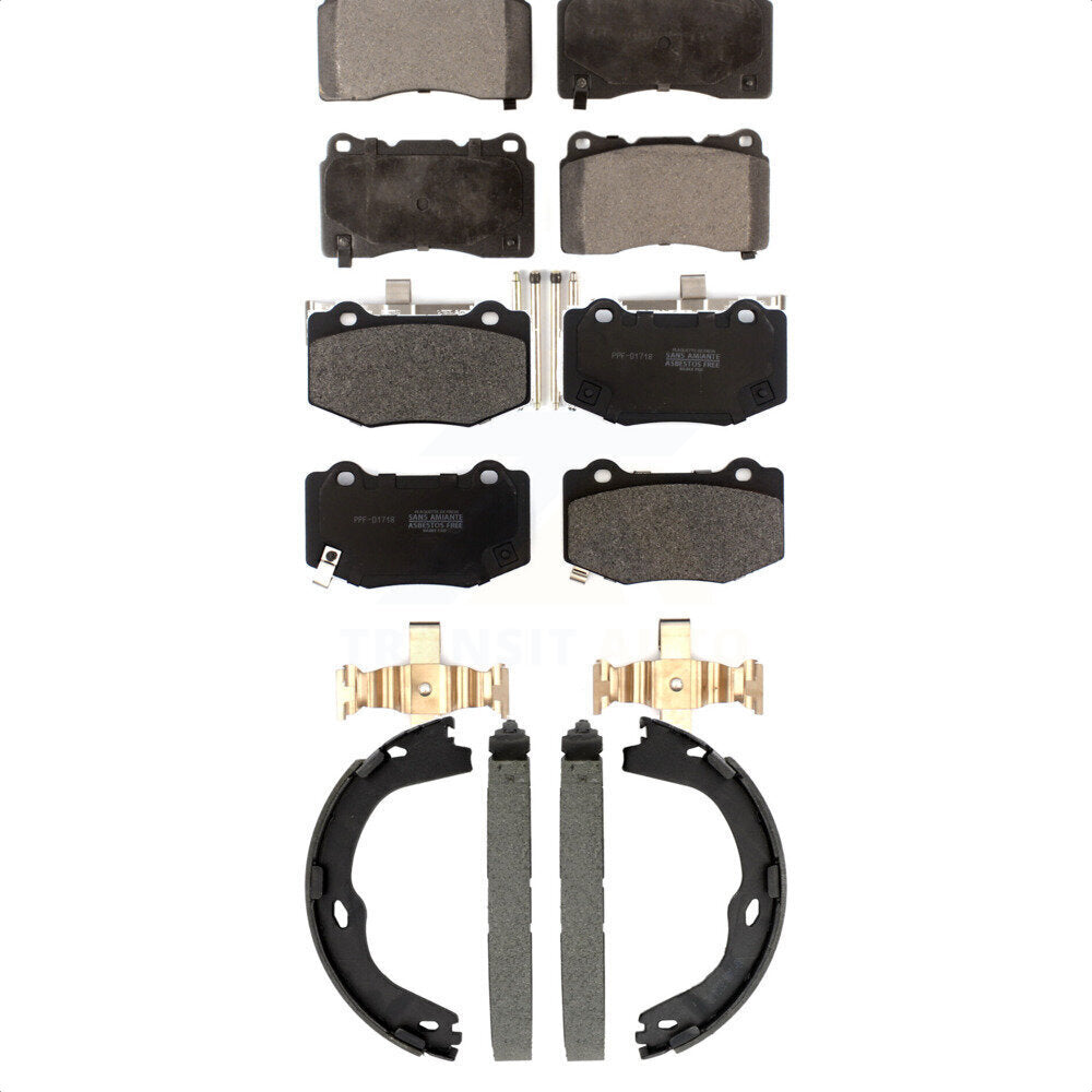 Transit Auto KFN-100890 Disc Brake Pad for 2014-2019 Chevrolet Corvette - Front and Rear