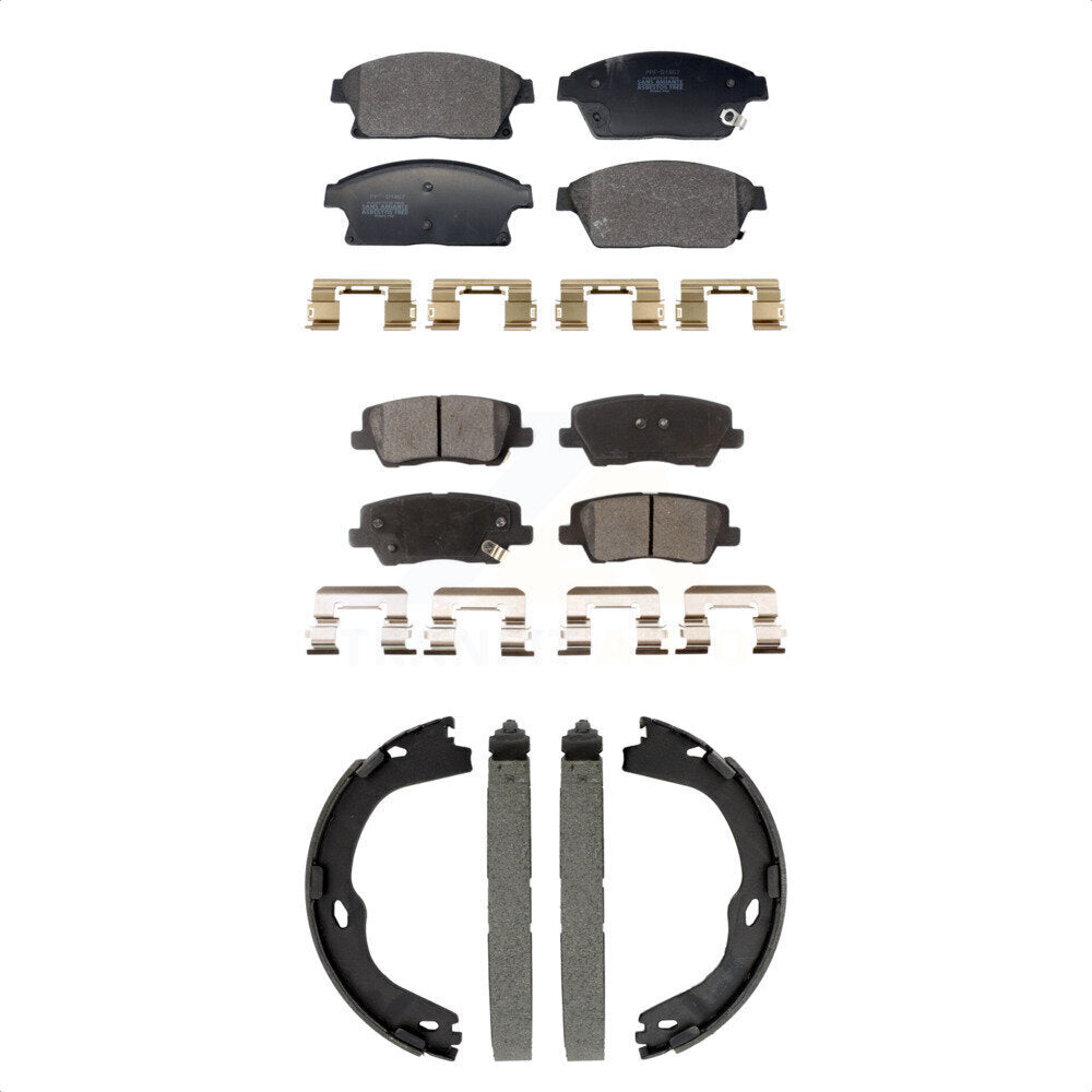 Transit Auto KFN-100891 Disc Brake Pad for 2013-2015 Cadillac ATS - Front and Rear
