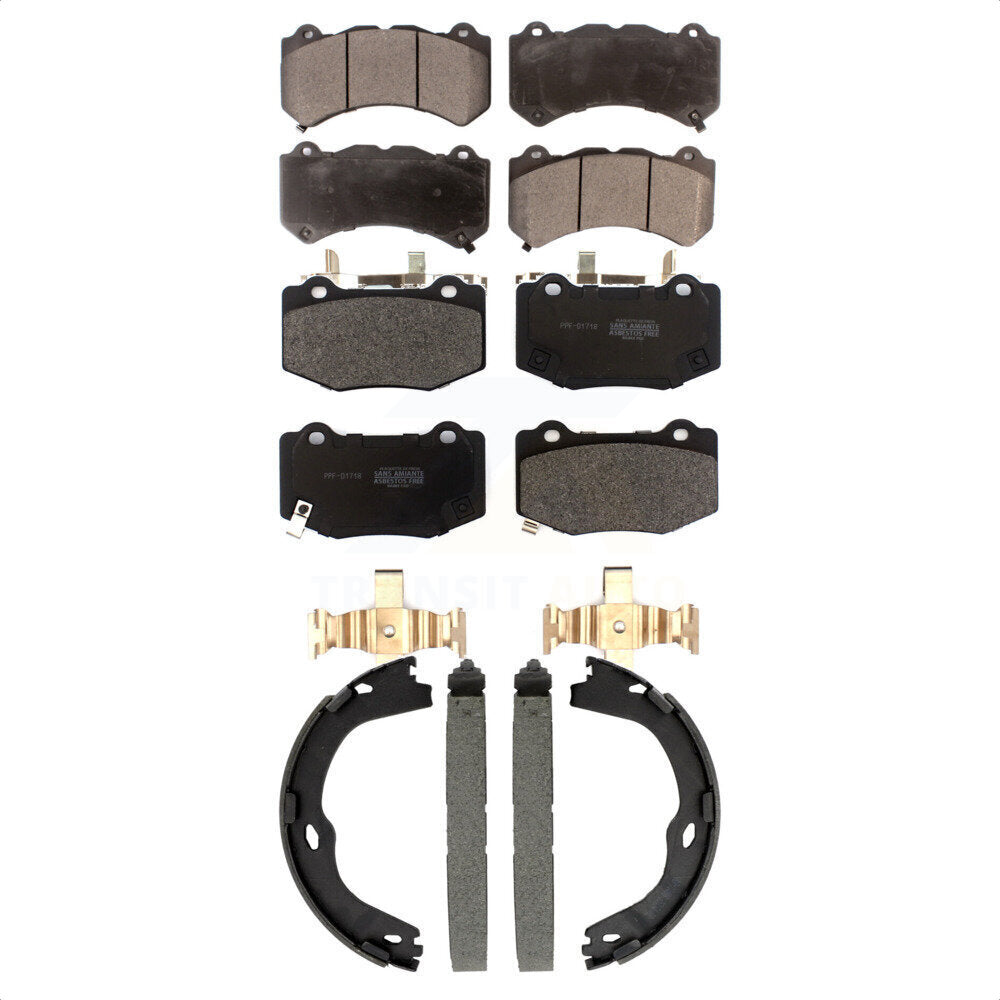 Transit Auto KFN-100893 Disc Brake Pad for 2015-2020 Chevrolet Camaro, Chevrolet Corvette, Cadillac ATS - Front and Rear