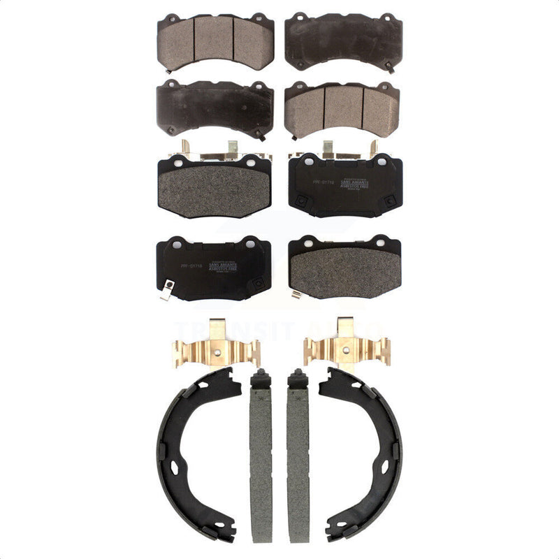 Transit Auto KFN-100893 Disc Brake Pad for 2015-2020 Chevrolet Camaro, Chevrolet Corvette, Cadillac ATS - Front and Rear