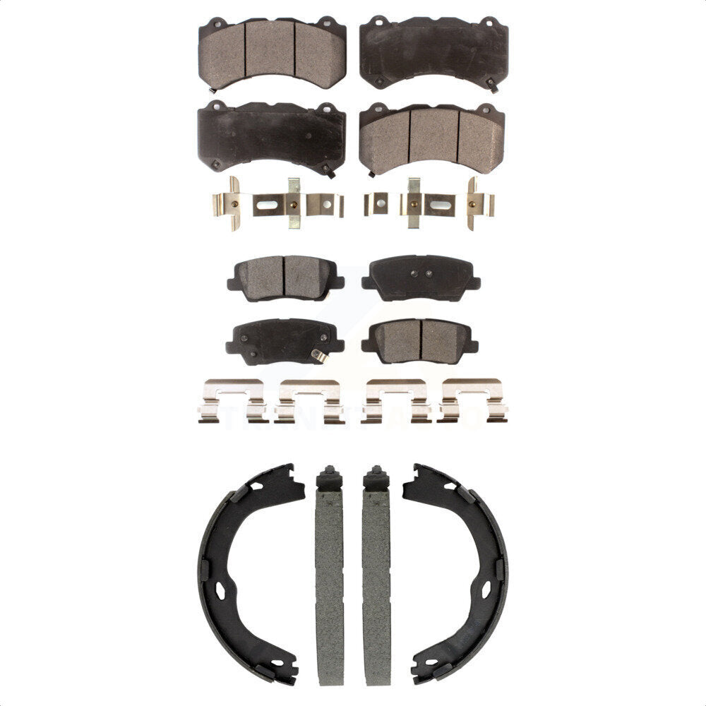 Transit Auto KFN-100894 Disc Brake Pad for 2016 Cadillac CTS - Front and Rear