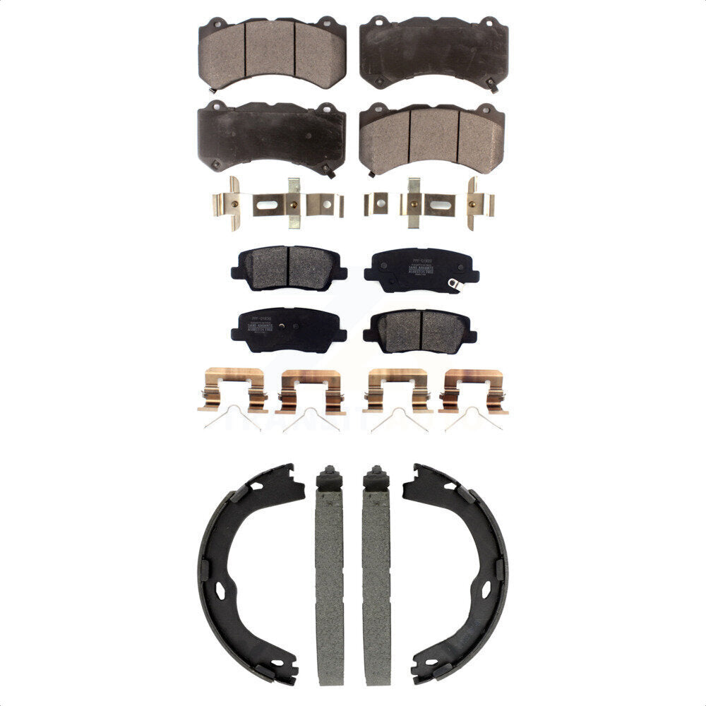 Transit Auto KFN-100895 Disc Brake Pad for 2016 Cadillac CTS - Front and Rear
