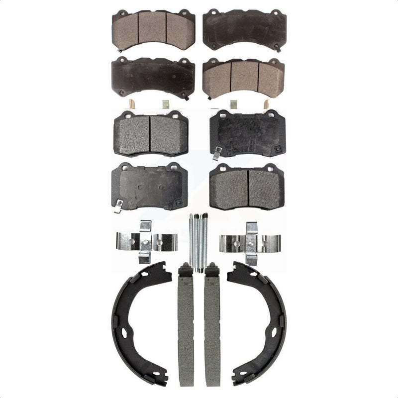 Transit Auto KFN-100896 Disc Brake Pad for 2016 Cadillac CTS - Front and Rear