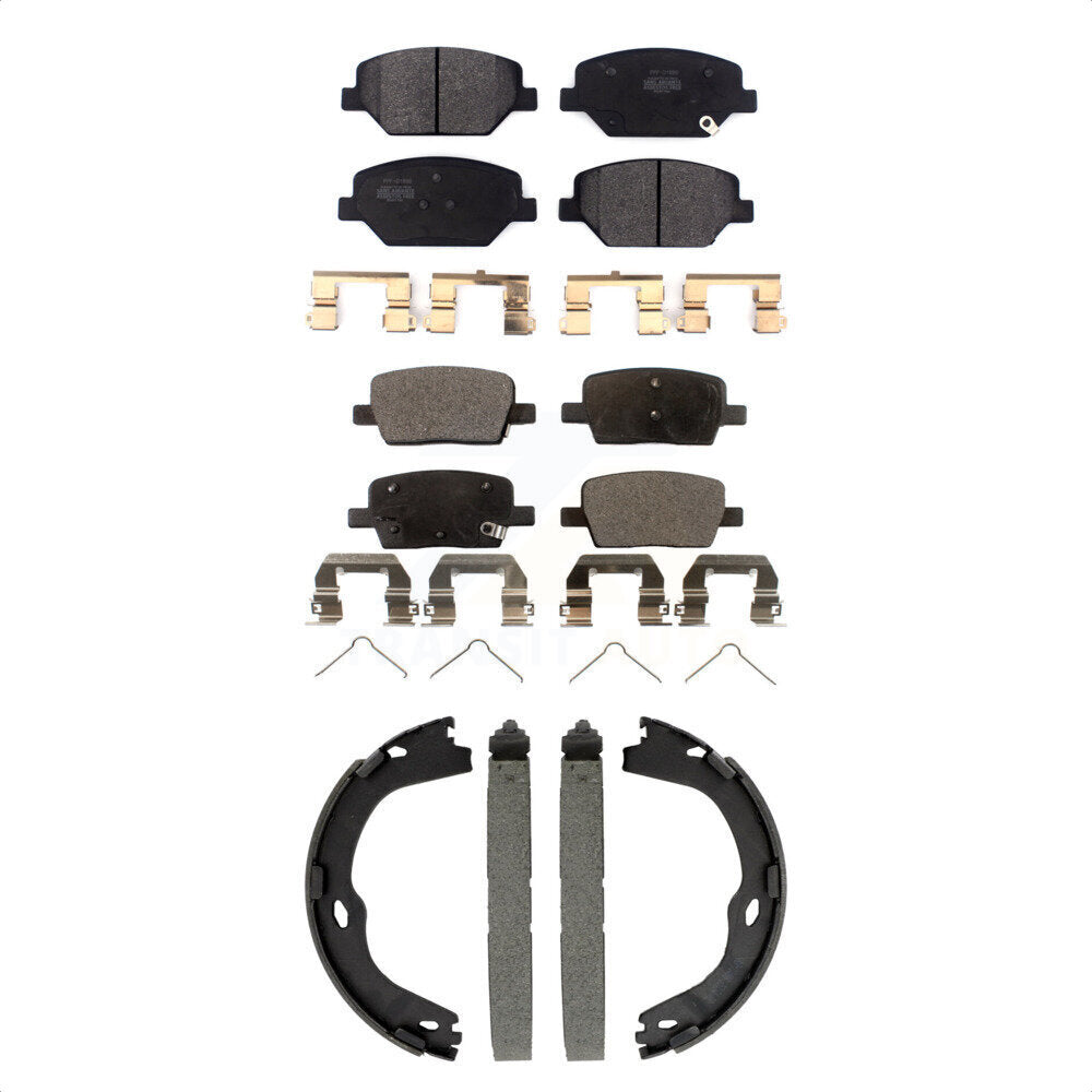 Transit Auto KFN-100897 Disc Brake Pad for 2016-2020 Chevrolet Camaro - Front and Rear