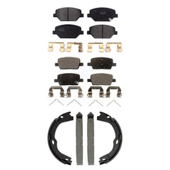 Transit Auto KFN-100897 Disc Brake Pad for 2016-2020 Chevrolet Camaro - Front and Rear