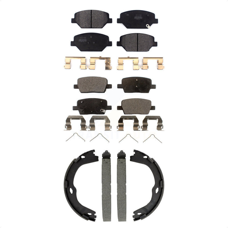 Transit Auto KFN-100897 Disc Brake Pad for 2016-2020 Chevrolet Camaro - Front and Rear