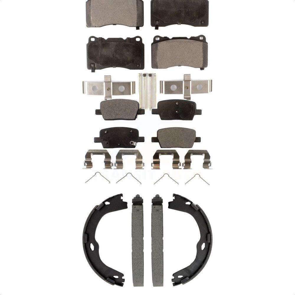 Transit Auto KFN-100898 Disc Brake Pad for 2016-2022 Chevrolet Camaro - Front and Rear
