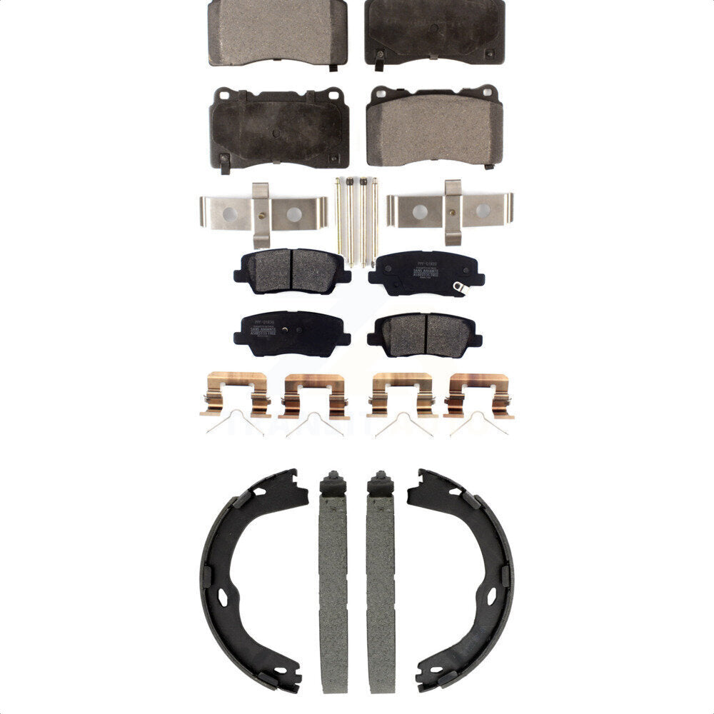 Transit Auto KFN-100899 Disc Brake Pad for 2017-2019 Cadillac ATS, Cadillac CTS - Front and Rear