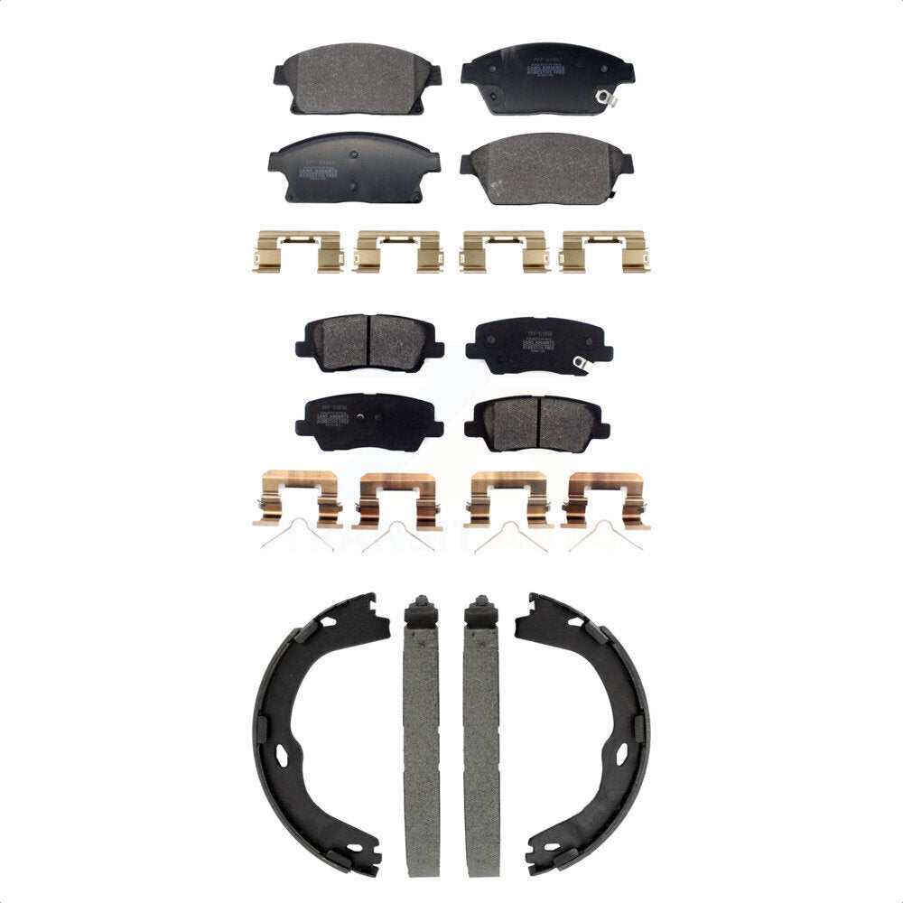 Transit Auto KFN-100901 Disc Brake Pad for 2017-2018 Cadillac ATS - Front and Rear